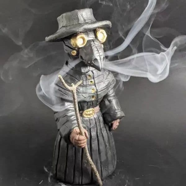 Halloween Plague Doctor Incense Mr Mini Crow Decompresses The Home Statue 250625