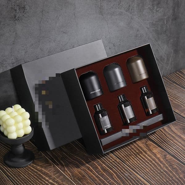 Mu Ci Aromatherapy Gift Box, Flameless Rattan Aromatherapy Gift Box Set, Gift Set, Cross-border Export Factory Wholesale and Customization