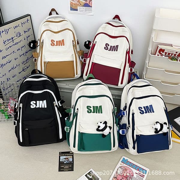 Free Shipping 2025 New Designer Bag High-quality Large Capacity Foreign Trade INS Style Backpack For Girls Lightweight School Bag For Middle Laptop Backpack For Boy