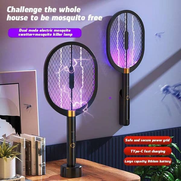 New Mosquito Killer 3000V Swatter Electric Trap Fly Insect Repellent Household Multifunctional Wall Mounted