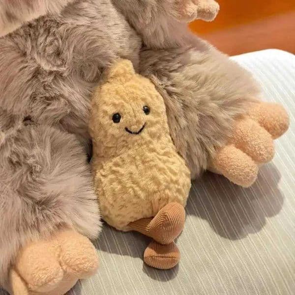 15cm Small Peanut Plush Doll Living Room Decoration Pendant Furniture Supplies Cute Plush Cat Interactive Kids Toy Gift X250628