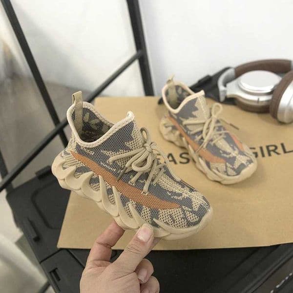 2025 Autumn Sles Boys Sneakers Childrens Shoes Breathable Mesh Shoes Fly Weaving Girls Casual Shoes Soft Sole Baby XJ250628 L260522XX2R