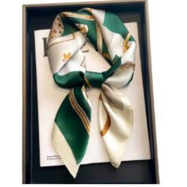 Neckerchief Female Luxury Square Scarf for Women Silk Feeling Shawl Satin Hijab Fashion Wraps Hair Bands Ribbon Headband Bandann