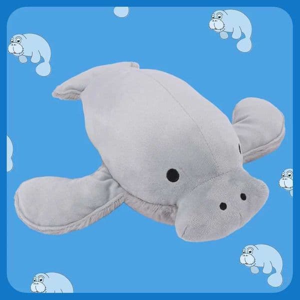 Lovely Manatee Plush Toy Soft Stuffed Animals Doll Cute Throw Pillow Back Cushion Funny Home Party Decorations Kid Boy Girl Gift Y250627