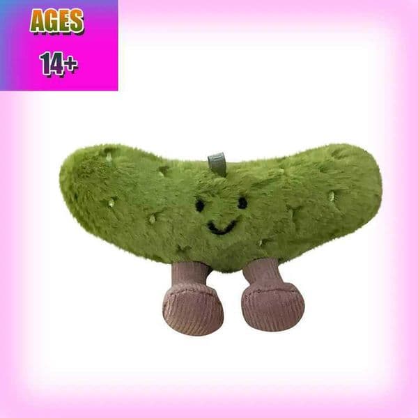 Replica Fun Vegetable Cucumber Plush Toy Pickled Cucumber Doll Creative Handmade Style Personality Home Decor Kids Gift X250628