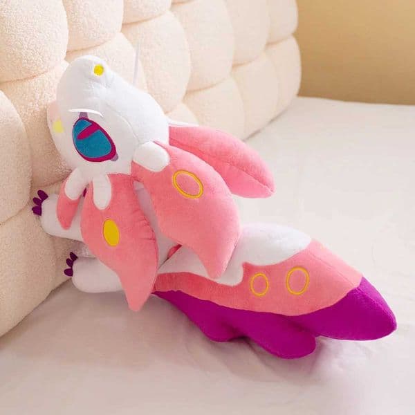 42cm Monster Hunter Mizutsune Fox Plush Stuffed Dolls Soft Pillow Plushie Animal Toy Kawaii Cute Toy Kids Christmas Gift X2506281