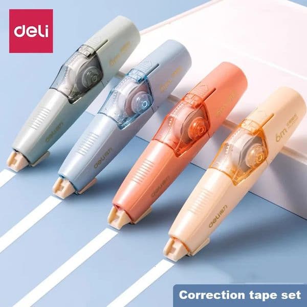 Correction Tape 6m*5mm Large-capacity Correct Pen Diary Scrapbooking Student School Office Supplies Roller Correction Tape 250624