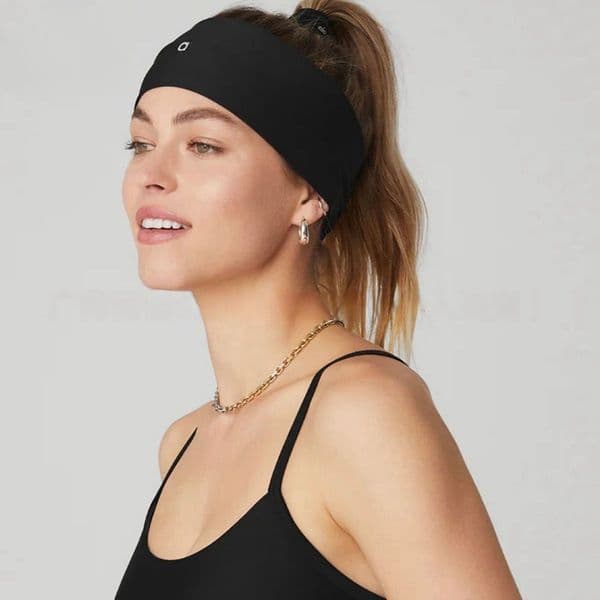 Hair Band High Elasticity Sweat Absorbing Yoga Exercise Running Headband for Woman Band Headband Running Fitness Anti Sweat Sports Accessories