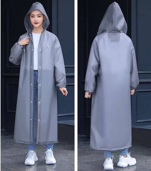 EVA Outdoor Non-Disposable Integrated Portable Thickened Raincoat, Team Building, Concert and Travel k1
