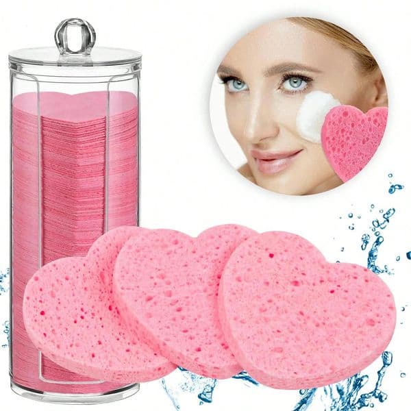 50pcs Compressed sponge washcloth For makeup removal and exfoli cleansing ation Mask; makeup r 250625