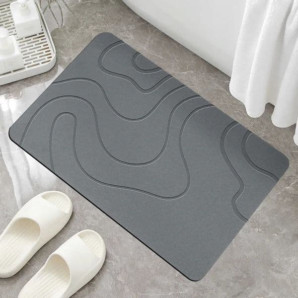 Indoor Diatomite Stone Bath Mat Diatom Mud Soft Mat Water Absorption Quick Drying Diatomite Stone Shower Mat Entryway Rugs 250628