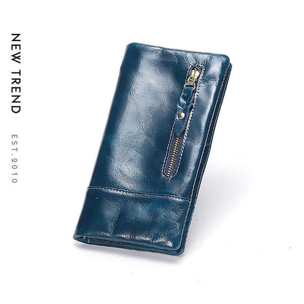 Minimalist ladies purse 2024 New Clip Niche Design High-End Exquisite Foldable Long Card