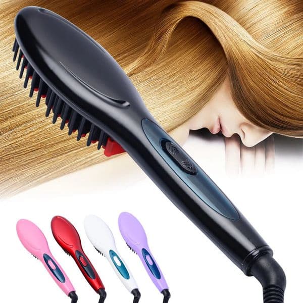 Electric Degital Control straightening simply Fast Hair Straightener Brush Comb Irons easy straight 250628