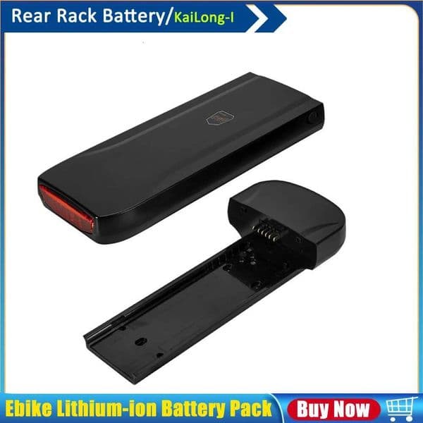 Joycube JCEB360 Rear Rack 36V 13Ah 18Ah 20Ah Lithium-ion Battery Pack for Replacement 250W 350W 500W Phylion XH370-13J Wall-ES