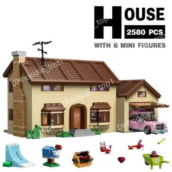 New creative TV series movie House building block Model strt view Building assembly brick toy gift for children Boy ho T250630
