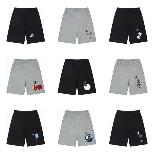 Designer Men's Shorts Letter Dice Print High Quality Cotton Shorts Summer Sports Casual Loose Basketball Shorts Women