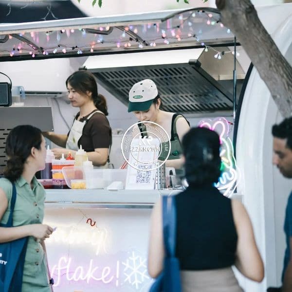280cm Mobile Kitchen Fast Food Trailer Usa Standards Outdoor Coffee Cart Kiosk Juice Beer Snack Machines Food Trucks for Sale