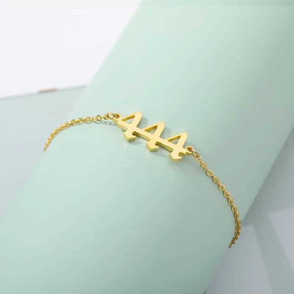 111 222 333 444 Angel Number Bracelet For Women Stainless Steel Devil Bracelets Bangle Aesthetic Jewelry Couple Friends Gift BFF XJ250630