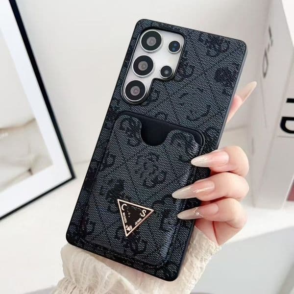 Beautiful Card Wallet Designer Phone Cases for Samsung s26ultra s25ultra s25 s24u s23 iPhone 17Pro Max 17 16promax 16 15promax 15 14 13 Leather Case Cover