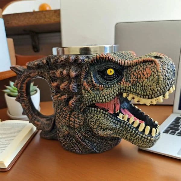 dinosaur coffee mug Theme Insulated Creative Dinosaur Shaped Water Breakfast Cup Gift Coffee Mug tea cup high-quality