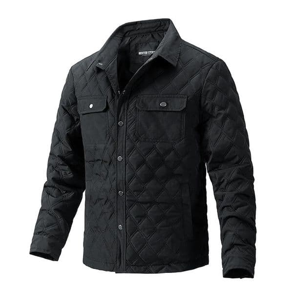 Autumn and winter fashionable mens fashion jacket business top diamond checkered cotton jackets for men 241225