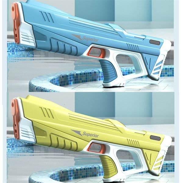 Gun Toys 2033 Full Electric Automatic Water Storage Gun Portable Children Summer Beach Outdoor Fight Fantasy Toys for Boys Kids Game 230707