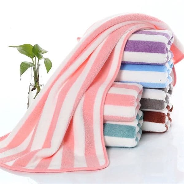 35x75cm Bathroom Towel Coral Velvet Ultra fine Fiber Strip Home Absorbent Facial Soft Fashion 241015