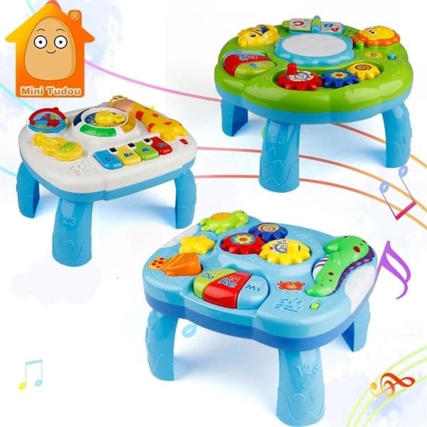 Music Table Baby Toys Learning Machine Educational Toy Music Learning Table Toy Musical Instrument for Toddler 6 months 240518