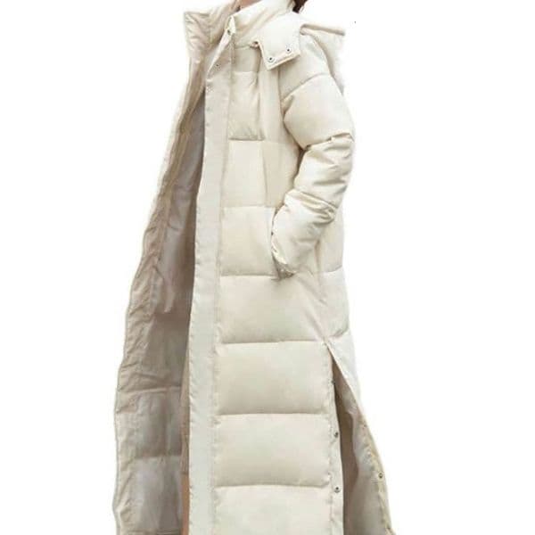 Womens Down Parkas PinkyIsBlack Xlong Hooded Fashion Winter Jacket Casual Thick Cotton Coat Warm Outwear 221124