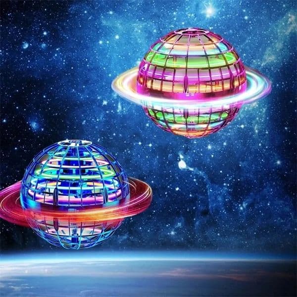 Induction Rotating Hover Fly Ball With LED Light Boomerang Interactive Game Indoor and Outdoor Fingertip Toy Family Gift 240509