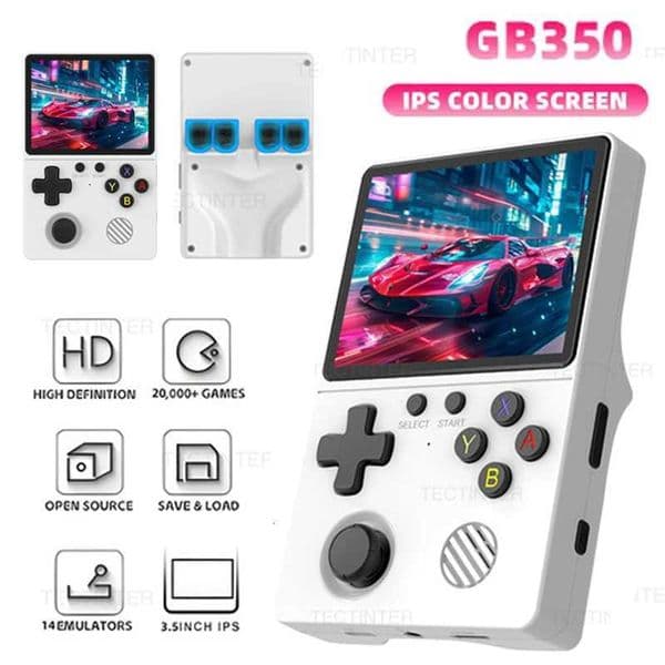 GB350 35 inch SCREEn Portable Video Game Player Handheld Game Console HD Output 64G Builtin 20000 Games for Z250928