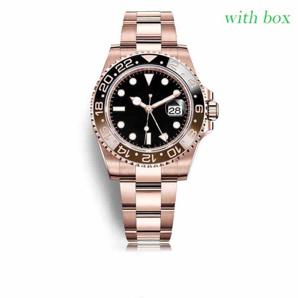 Mans designer Watch 2813 Automatic movement Watches With box 904L stainless steel/rubber Strap Sapphire Luminous luxury Wristwatches