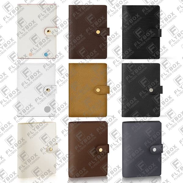 R20005 R20700 R20706 Small Ring Agenda Cover Address Book Notepad Calendar Credit Card Holder Unisex Fashion Luxury Designer Top Quality R20052