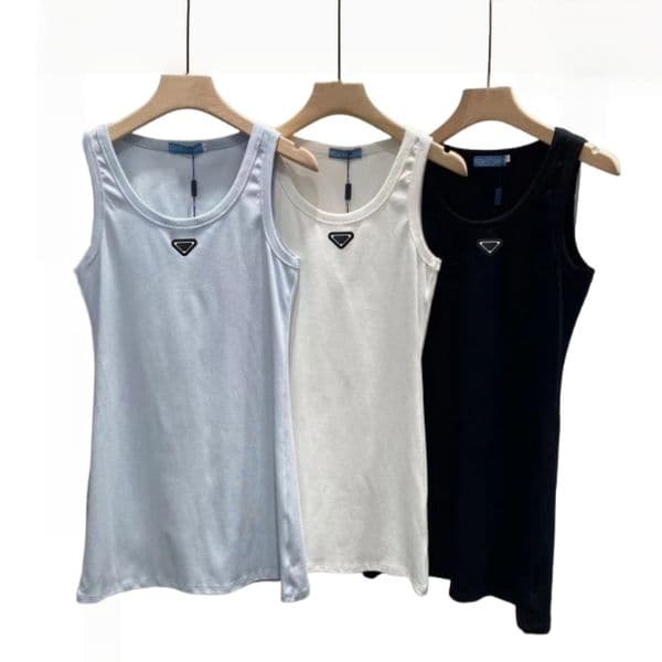 Designer Women's Street Style Dresses Camisole High Elasticity Slim Fit Vest Camis Mini Skirt Braces Tank Top Camisole Tank Soft Top For Women Knitted Shirts