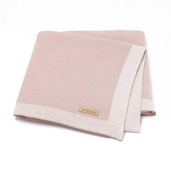 Baby Cotton Blankets Soft Comfortable Knit Newborn Boys Girls DualUse Stroller Swaddle Wrap Quilts Covers 10080cm Throwing Mat L260515