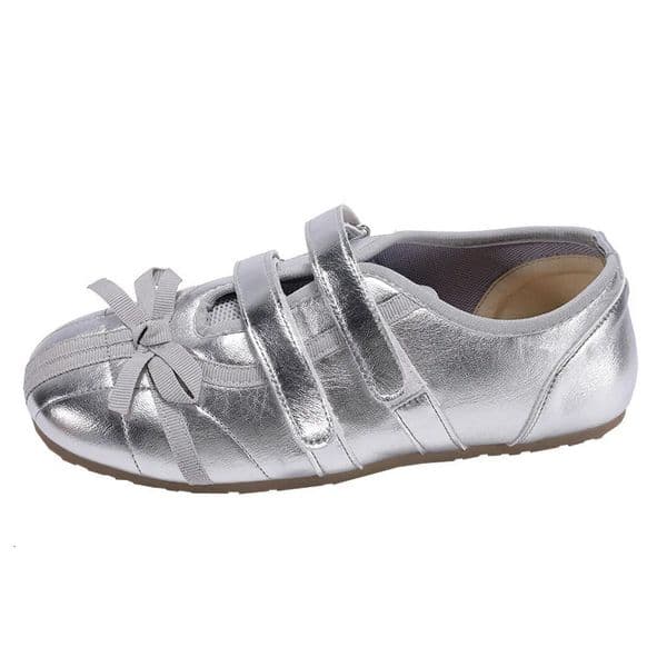 2025 Spring Mary Jane Cross Strap Flats Shoes Women Fashion Elegant Round Toe Ladies Comfort Soft Sole Ballerinas Shoes 250930