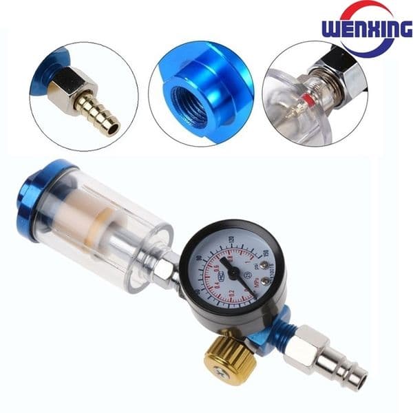Spray Guns Spray Gun Air Regulator Gauge In-line Water Trap Filter JP/EU/US Adapter Pneumatic Tools Accessories For Airbrush 220928