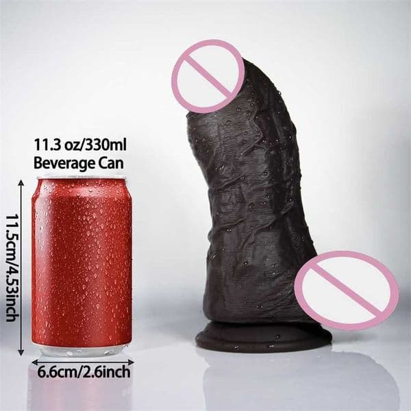 Ergonomic Design Extra Large Bold Silicone Dildo with Strong Suction Cup for HandsFree Play GSpot Realistic Dildo Anal Sex Toy