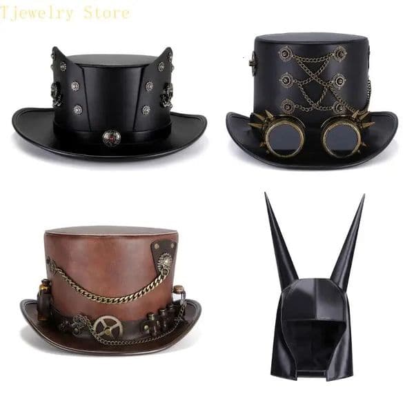 634D Comfortable PU Leather Hat For Themed Parties Cosplay Party Gathering Headwear 250930