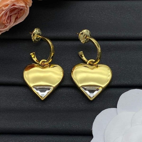 Fashion Womens Earrings with Letter Design Stud Dangle Classic Earrings Elegant Desginer Earrings for Women Birthday Wedding Gift