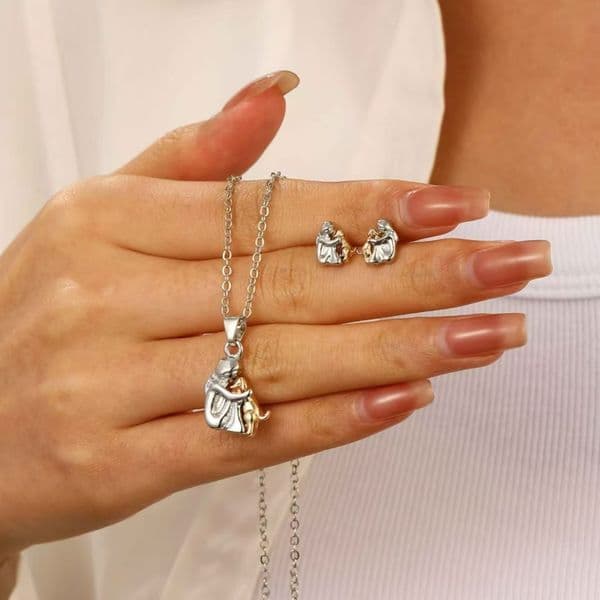 Unique Design Little Girl Hing Dog Fashion Creative Women's Dress-Up Friendly Alloy Earrings