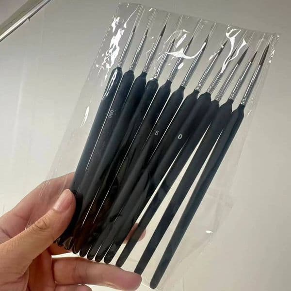Bestseller 11pcs Miniature Brushes Set Detail Fine Mini Artist Brush For Watercolor Painting Acrylic Face Paint ddmysat