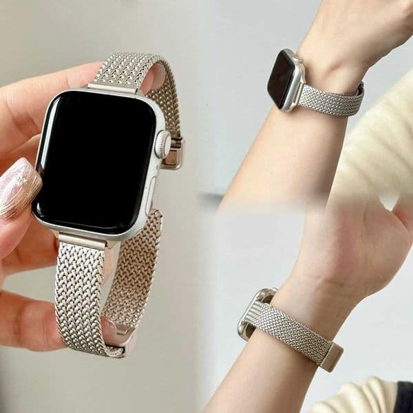 Women Metal Strap for Watch 10 Band 9 8 46mm 7 SE 6 5 41mm 45mm 42mm 4440mm Lady Gold Slim Magnetic iWatch Bracelet Ultra Z250924