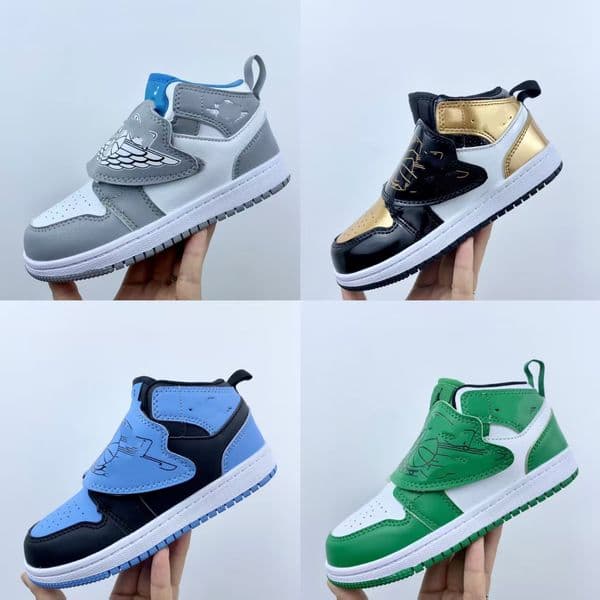 3s kids shoes Toddlers boys Basketball 3 sneakers girls boy Game black white blue designer kid sneaker Athletic Infants size 24-37