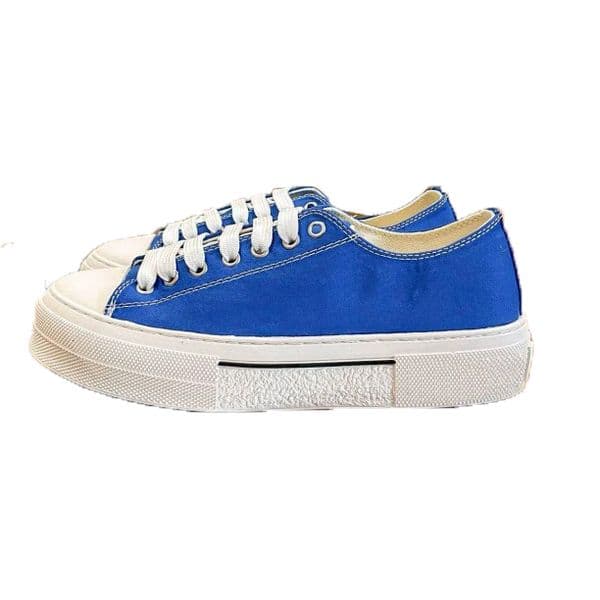 classical Casual shoes Sneakers Canvas Trainer lace-up massage platform shoe Toe luxurys mens womens Sneaker Trainers 1123