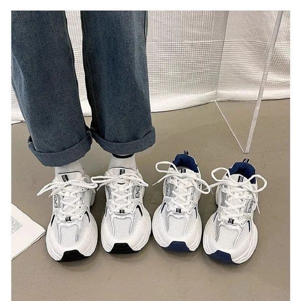 Womens Fashion Dad Shoes Platform Mesh Running SneakersBreathable Casual Sports Shoes for StudentsEveryday Training Shoes 250930