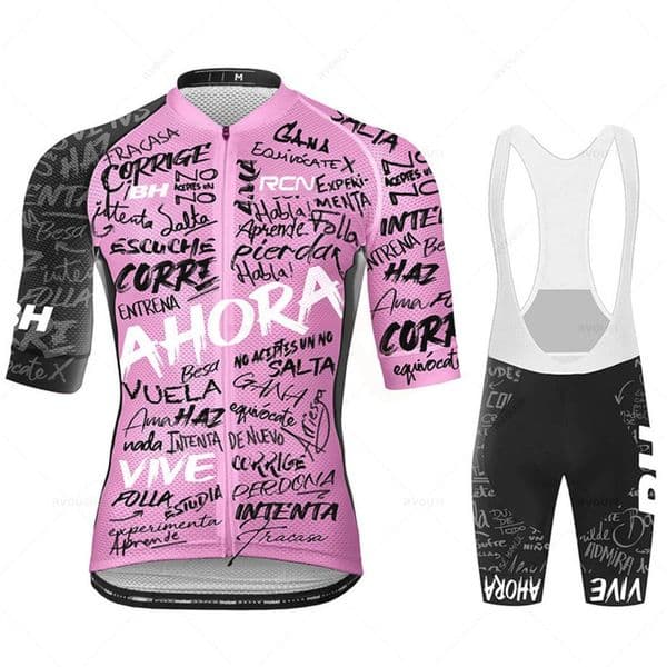 Rcn Mens Cycling Clothing Summer Bicycles Jersey Sets Mountain Bike Bib Shorts Motocross Triathlon Maillot Shirts Ciclismo 240202