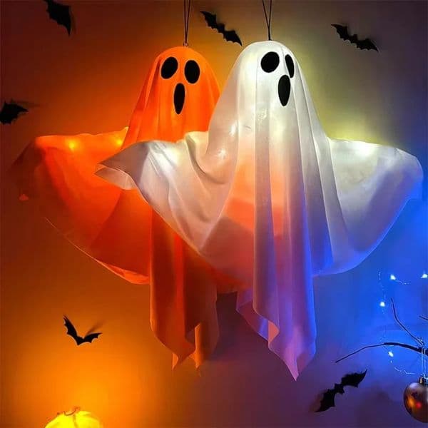 Halloween Ghost LED Light Hanging Home Decoration Outdoor House Bar Horror Prop Party 250930BANJIA