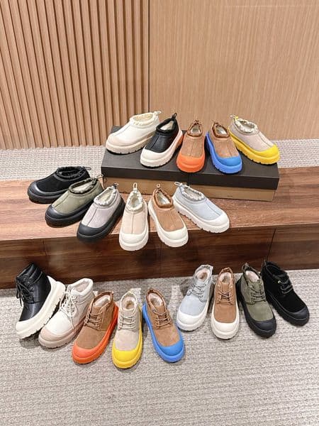 Tasman Weather Hybrid Slippers Men Women Boots Waterproof Suede Elastic Laces Winter Ankle Booties