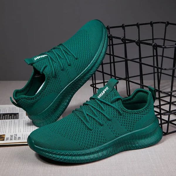 Fashion Men Sneakers Mesh Casual Shoes Laceup Lightweight Comfortable Vulcanize Shoe Tennis Zapatillas Hombre Large Size 3650 250929